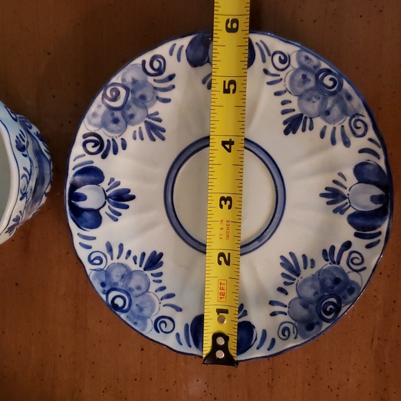 Vintage Delfts Blue Tea Cup & Saucer Holland EUC - Picture 10 of 11